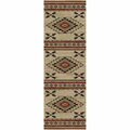 Mayberry Rug 2 ft. 3 in. x 7 ft. 7 in. American Destination Arrowhead Antique Area Rug AD7761 2X8